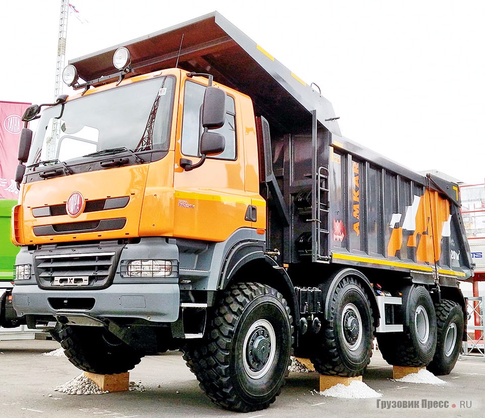 Самосвал «Автомастер-650902» на полноприводном шасси TATRA PHOENIX T158-8P5R46.261 8х8.1R