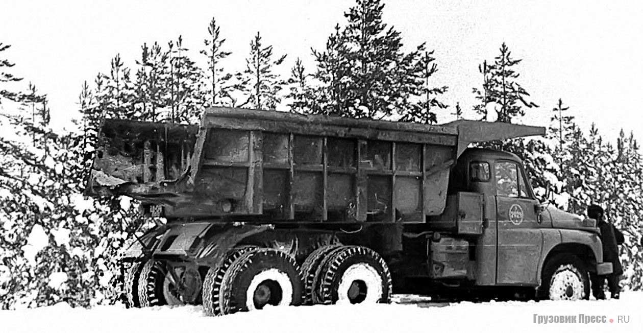 Первые самосвалы Tatra 148S1 в условиях советского Севера, начало 1970-х