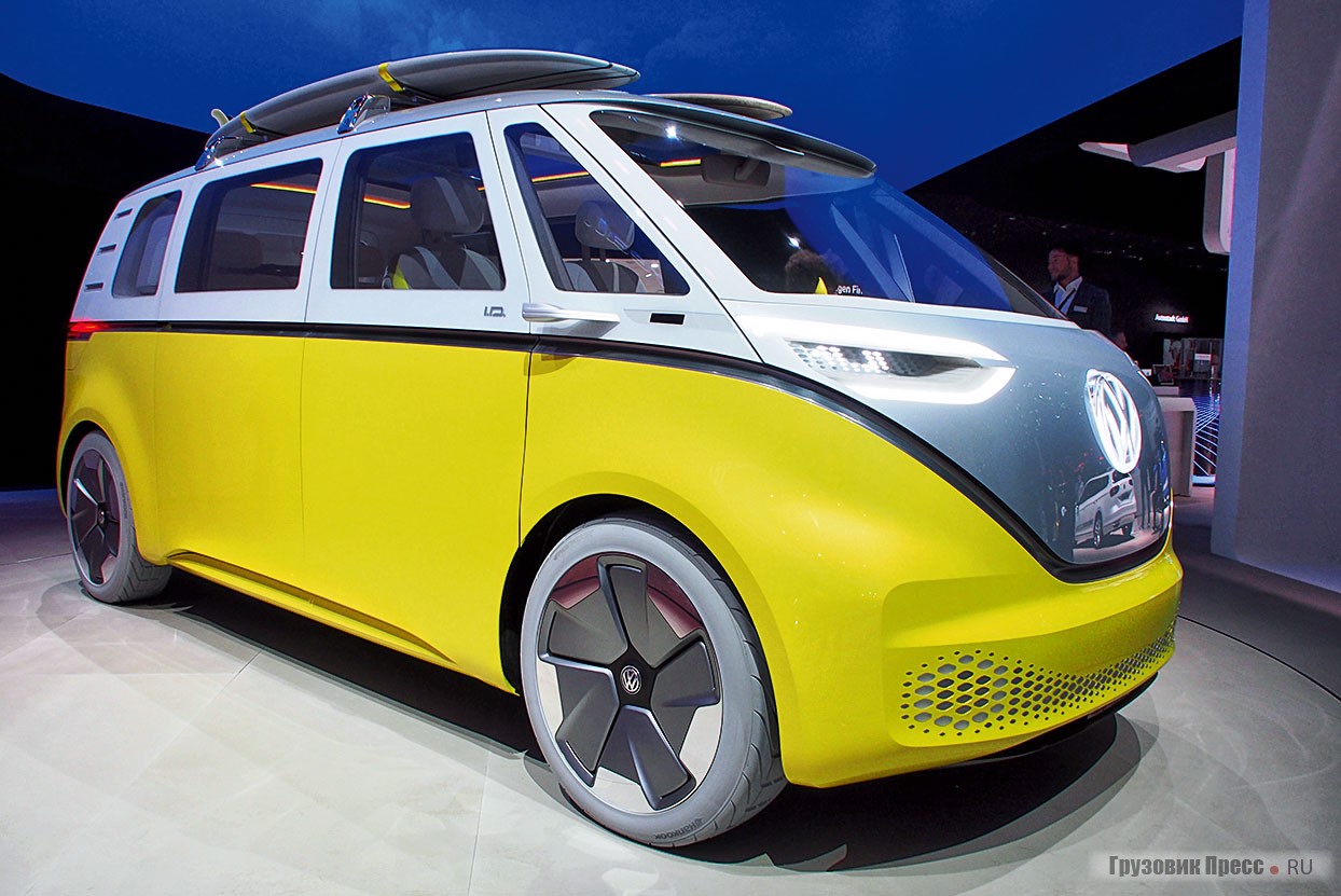 Концепт Volkswagen ID Buzz на IAA 2017 во Франкфурте-на-Майне