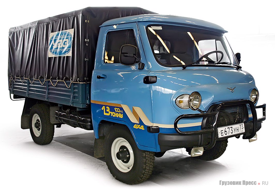 Модификация УАЗ-33036 с увеличенной грузоподъемностью до 1,3 т и платформой увеличенного размера создавалась в пику «ГАЗели». У нее были лучшие показатели проходимости и низкая цена.