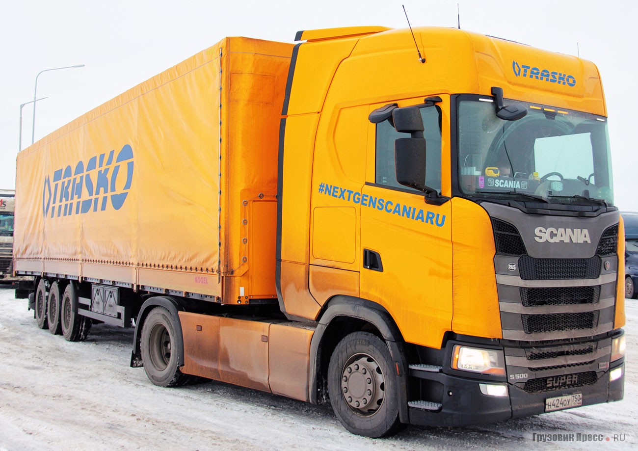 Тест-драйв Scania S500 A4x2NA Sunny Yellow