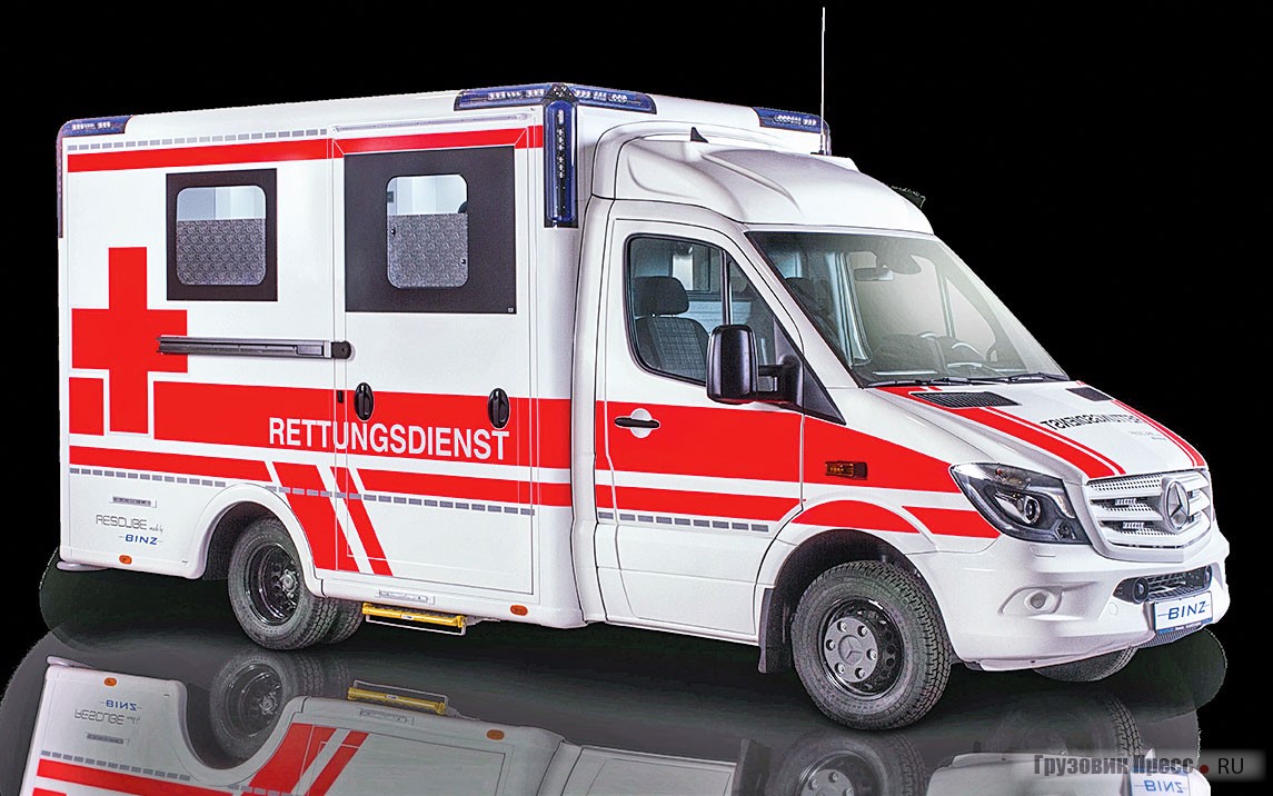 Когда-то Binz ввёл в обиход термин «реанимобиль». И вот с мая 2014 года BINZ Ambulance and Environmental Technology GmbH приучает к новому акрониму: Rescube, от слов Resque и Cube («Спасательный куб»)