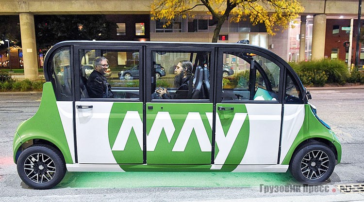 May Mobility – транспортная компания, эксплуатирующая собственные беспилотные автомобили на собственных маршрутах