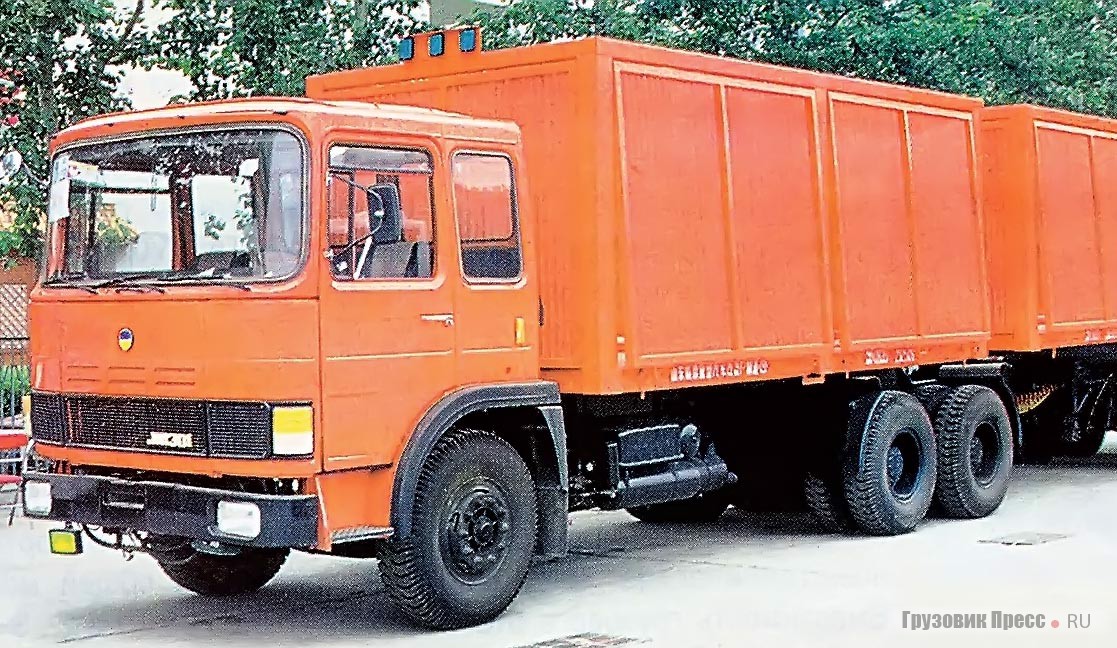 Магистральный автопоезд Huanghe JN1301 для перевозки легковесных навалочных грузов