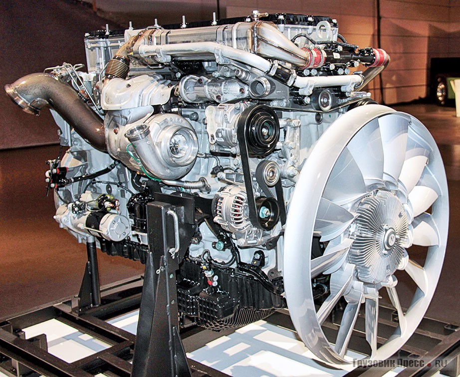 Экономичный, эластичный и мощный двигатель OM 470 последнего поколения от Mercedes-Benz