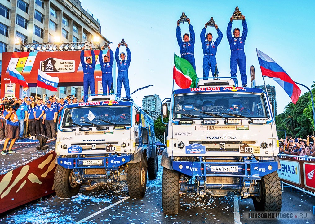 Финиш «КАМАЗ-мастер» на Dakar 2017