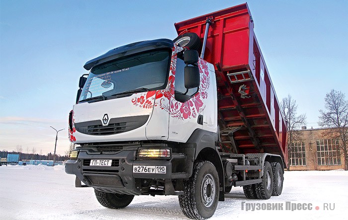 Тест-драйв самосвала Renault Kerax 380.34 6x4 HD, журнал «Грузовик Пресс»