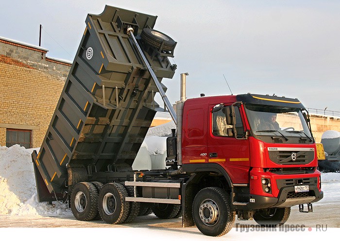 Самосвал БЦМ-53.6 (модель 6539) на шасси Volvo FMX (6х6)