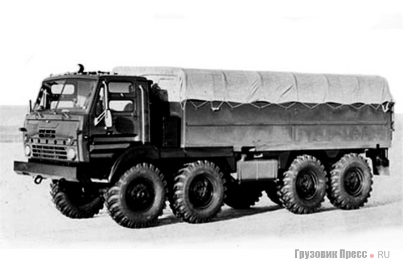 Плавающий «Урал-53221» («Урал-5322П») на базе прототипа «Урал-5322» (8x8), развитие серии «Урал-395»